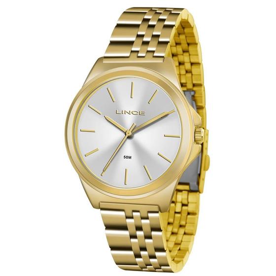 Imagem de Relógio Feminino Dourado Lince LRG4428L S1KX