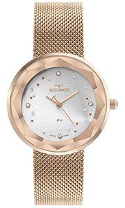 Imagem de Relogio feminino dourado rose technos original gl32ac/1k