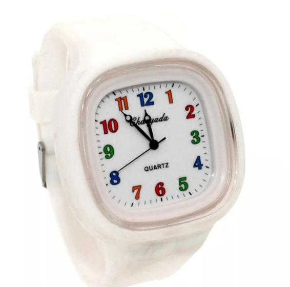 Imagem de Relógio Feminino Esportivo Chaoyada Pulseira Silicone Quartz