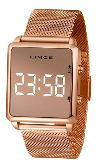 Imagem de Relogio Feminino Lince Digital Rose MDR4619L-BXRX