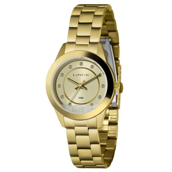 Imagem de Relógio Feminino Lince Lrg4733L34 C1Kx Casual Dourado