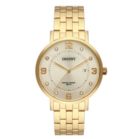 Imagem de Relógio Feminino Orient Dourado Fgss1165 C2Kx Com Calendário