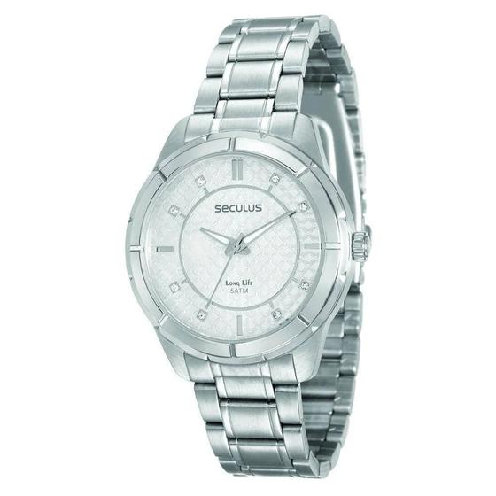 Relógio Feminino Seculus Pulseira de Aço 20381L0SVNA2 Menor preço em Relógio Feminino Seculus Pulseira de Aço 20381L0SVNA2