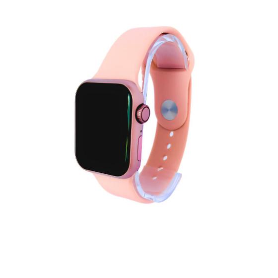 Imagem de Relógio Feminino SmartchWatch GS9 Mini 41mm Atende Celular por Gesto Duo Core Segunda Geração Dual Core Com Notificações