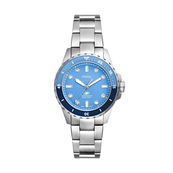 Imagem de Relógio Fossil Feminino Fossil Blue Prata - ES5353/1KN