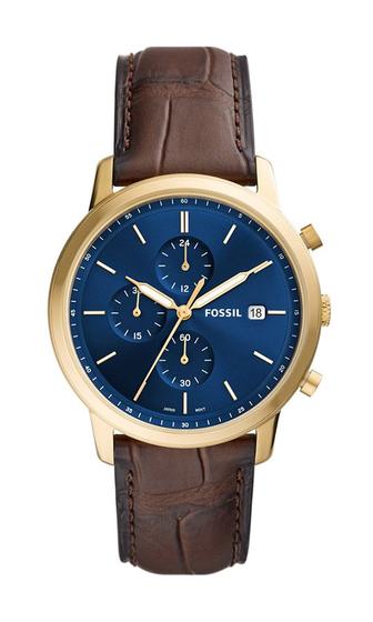 Imagem de Relógio Fossil Masculino Minimalist Dourado FS5942/0AN