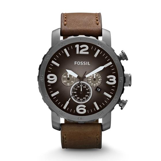 Imagem de Relógio Fossil Masculino Nate Grafite - JR1424/2PN