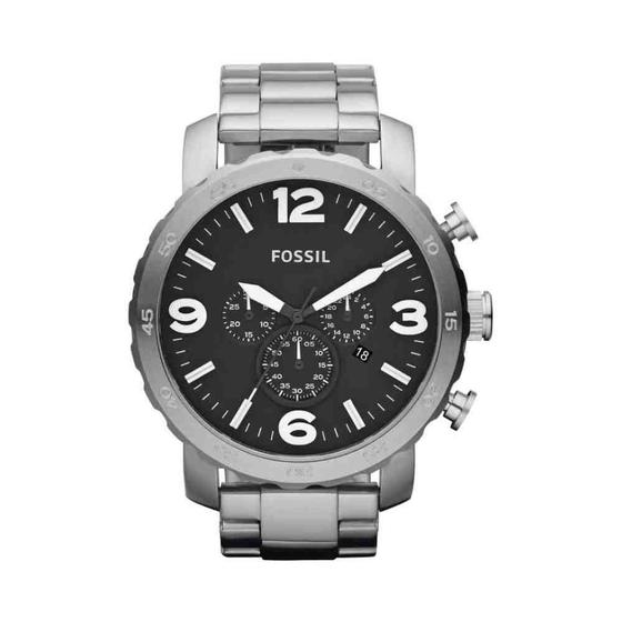 Imagem de Relógio Fossil Nate Prata Masculino JR1353/1PN