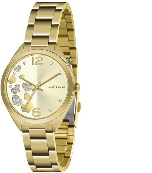 Imagem de Relogio funny feminino analogico lrg4710l dourado