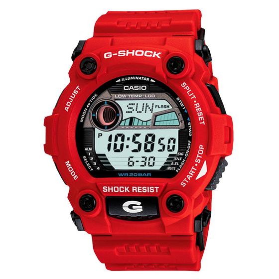 Relógio G-Shock G-7900A-4DR C/ Tábua de Marés Menor preço em Relógio G-Shock G-7900A-4DR C/ Tábua de Marés