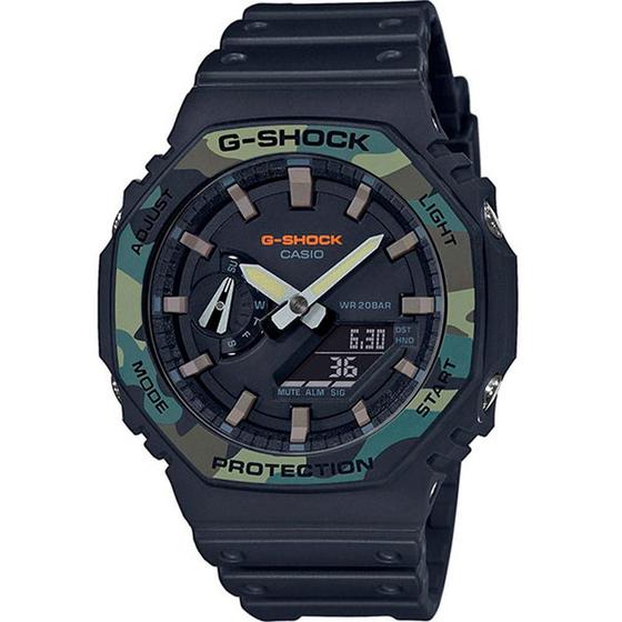 Imagem de Relógio G-Shock GA-2100SU-1ADR Preto/Camuflado