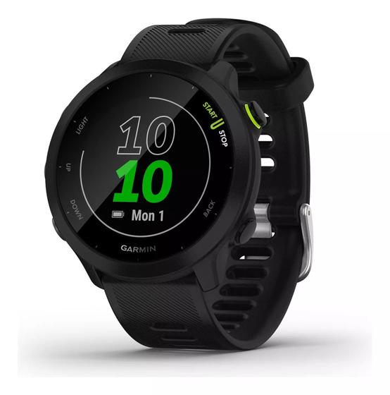 Relógio Garmin Forerunner 55 Preto, pulseira Black Menor preço em Relógio Garmin Forerunner 55 Preto, pulseira Black