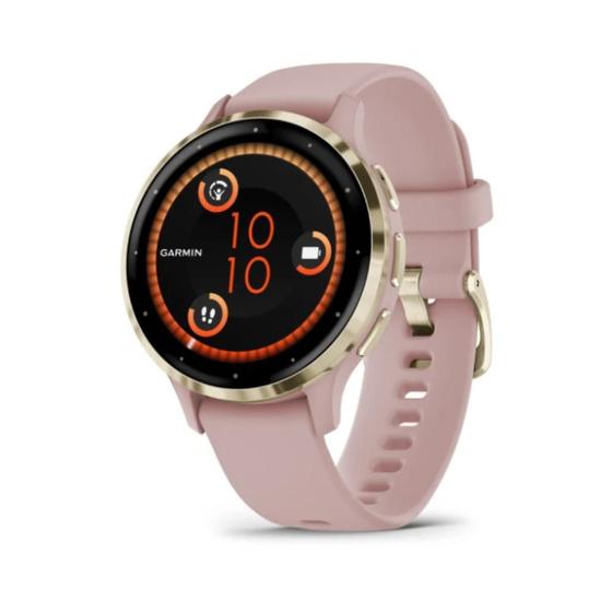 Imagem de Relógio Garmin Venu 3S Rosa com dourado