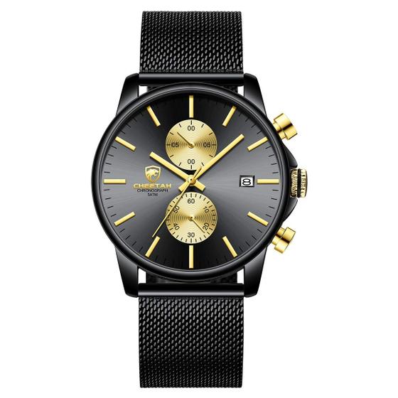 Imagem de Relógio GOLDEN HOUR Masculino - Esporte e Casual - Analógico com Quartzo