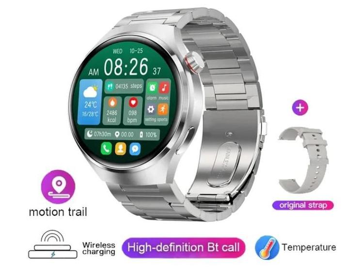 Imagem de Relógio GT4 Pro Smartwatch Rastreador, chamadas, controle de câmera, mensagens, exercícios e mais