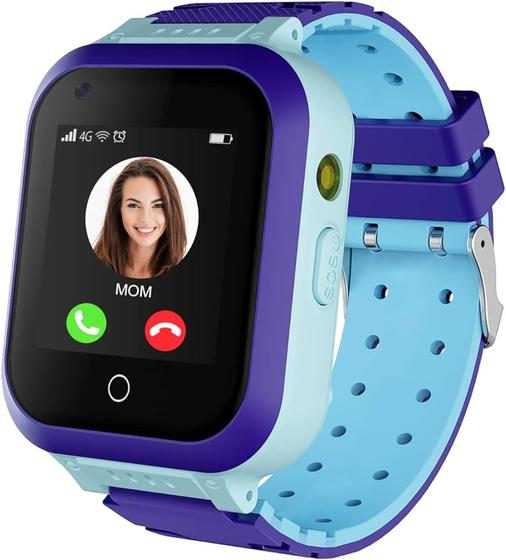 Relógio infantil com chamada de vídeo, GPS e botão dos smart watch Menor preço em Relógio infantil com chamada de vídeo, GPS e botão dos smart watch