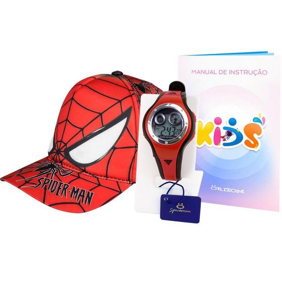 Relógio Infantil Menino + BONÉ Personalizado Homem Aranha ROSS21B é boa?