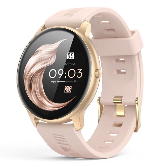 Rose Gold Agptek Bluetooth Smart Watch Packs AGPTEK Smart Watch