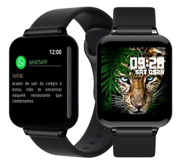 Relógio Inteligente B57 Smartwatch App Hero Band III iOS Android
