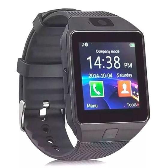 Relógio Inteligente Celular Smartwatch Chip Bluetooth Gsm Touch Camera Android iOS Menor preço em Relógio Inteligente Celular Smartwatch Chip Bluetooth Gsm Touch Camera Android iOS