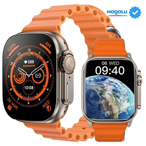 Imagem de Relógio inteligente S9 Ultra 2024 série 9 NFC Smartwach nova geração inteligente android e iOs Masculino Feminino Microwear