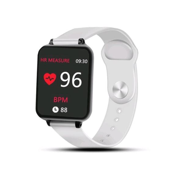 Relogio Inteligente Smartwatch B57 Hero Band 3 Branco Android Ios