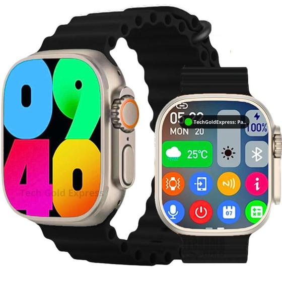 Imagem de Relógio Inteligente Smartwatch Ultra 9 U9 Plus Ultra Serie 9 Android IOs Microwear 2024