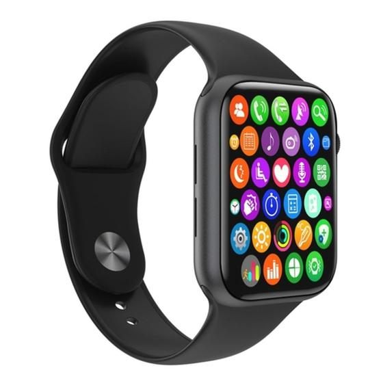 Relógio Inteligente SmartWatch W34 S X 8 Troca Pulseira Ligações Monitor Cardíaco Android e iOS Menor preço em Relógio Inteligente SmartWatch W34 S X 8 Troca Pulseira Ligações Monitor Cardíaco Android e iOS