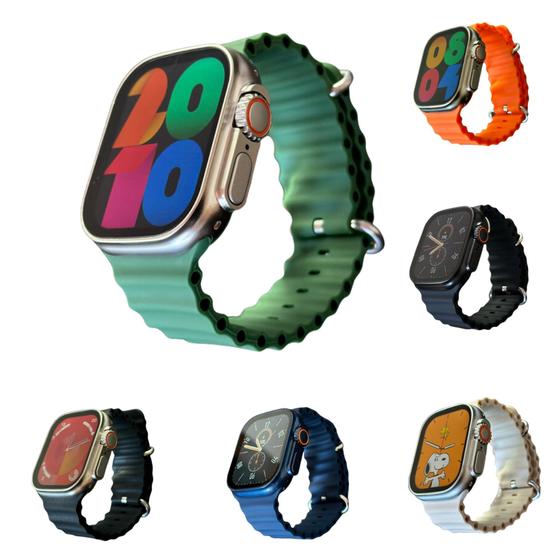 Imagem de Relógio Inteligente Smartwatch Xs9 Ultra 2 Max 49mm Original 2 Pulseiras - Diversas Cores
