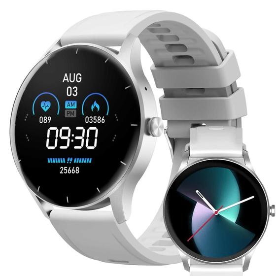 Imagem de Relógio Inteligente Watch Zwear G2: Nova Geração, Prova d'Água e Assistente de Voz - Tecnologia e Estilo no Seu Pulso!