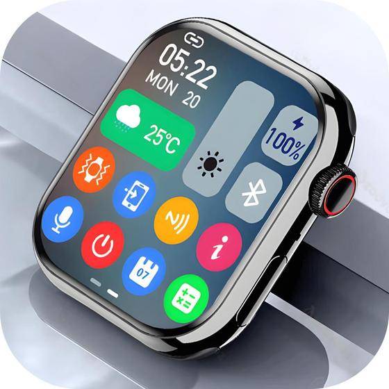 Relógio inteligente Watch9 ProMax 2024 NFC GPS Alta definição Smartwatch comando de voz e siri masculino e feminino + 2 pulseiras Menor preço em Relógio inteligente Watch9 ProMax 2024 NFC GPS Alta definição Smartwatch comando de voz e siri masculino e feminino + 2 pulseiras
