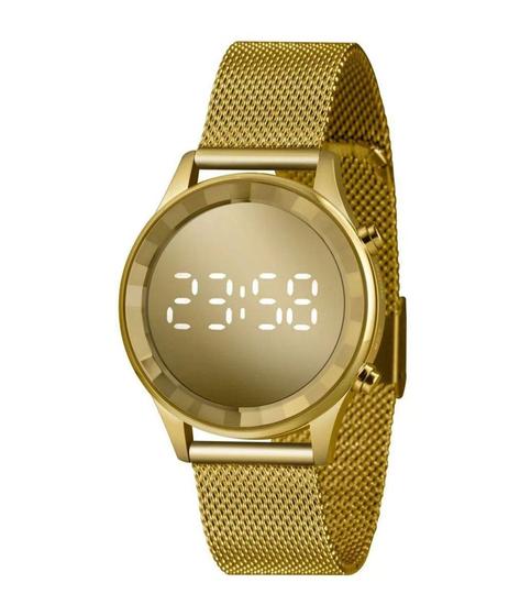 Imagem de Relógio Lince Feminino Digital Dourado Ldg4648l Cxkx