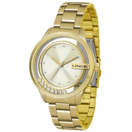 Imagem de Relógio Lince Feminino Dourado Lrg4562l C1kx