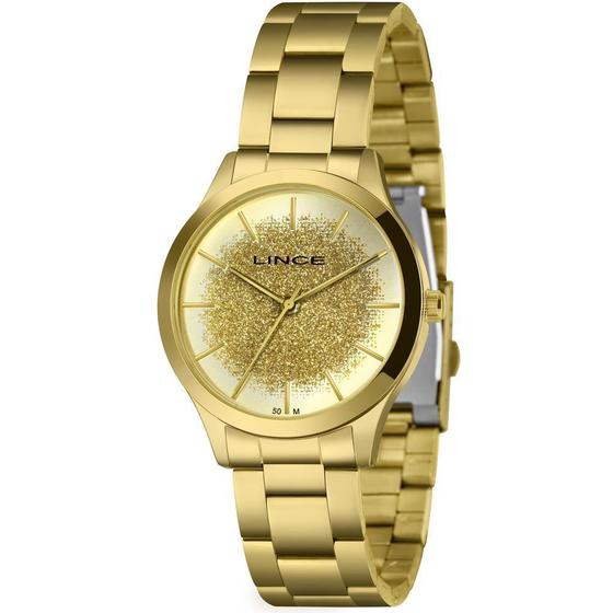 Imagem de Relógio Lince Feminino Lrg4774l38 C1kx Dourado Casual 38mm