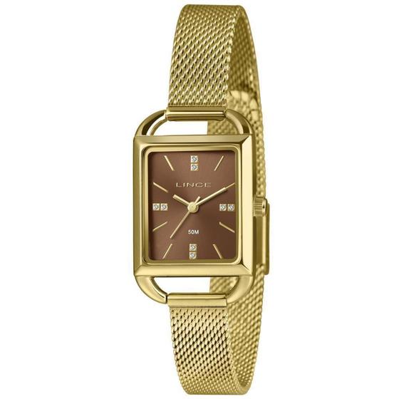 Imagem de Relógio Lince Feminino Ref: Lqg4790L24 N1Kx Retangular Mesh