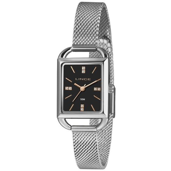 Imagem de Relógio Lince Feminino Ref: Lqm4790L24 P1Sx Retangular Mesh
