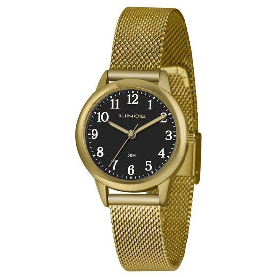 Imagem de Relógio Lince Feminino Ref: Lrg4653L P2Kx Casual Dourado