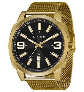 Imagem de Relógio Lince Masculino Dourado - MRG4683L P2KX