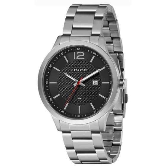 Imagem de Relógio LINCE masculino prata preto MRM4690L P2SX