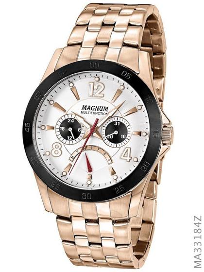 Imagem de Relógio Magnum Masculino Sports MA33184Z  Multifunção Rose