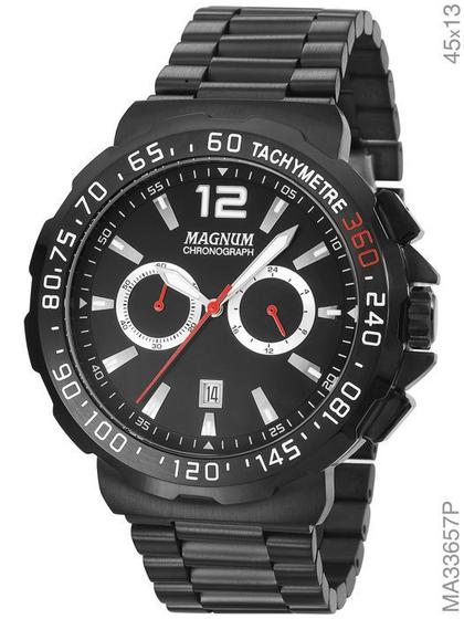 Imagem de Relógio Magnum Masculino Sports MA33657P Chronograph Preto