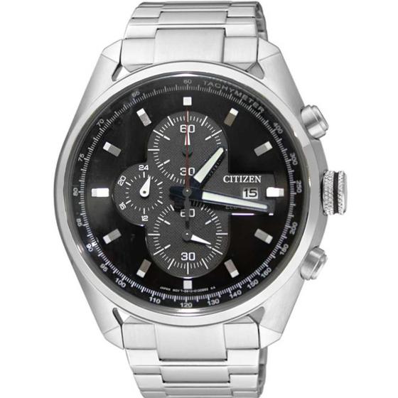 Imagem de Relógio Masc. Citizen Cronógrafo Eco-Drive TZ30240T - Prata