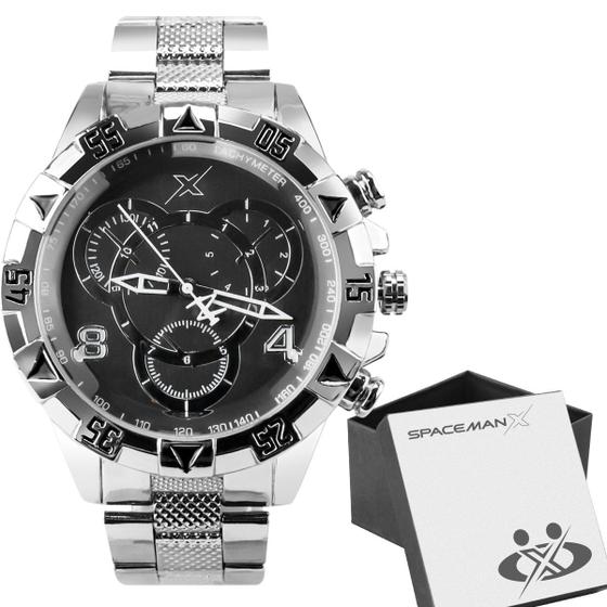 Kit Presente Orizom Spaceman X - Relógio, Corrente, Pingente E Óculos - Estilo E Elegância