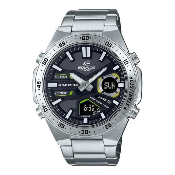 Imagem de Relógio Masculino Anadigi Casio Edifice A Prova D'Água EFV-C110D-1A3VDF