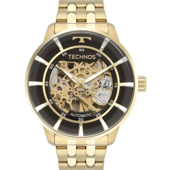 Imagem de Relógio Masculino Automático Dourado Technos - G3265AA/1P