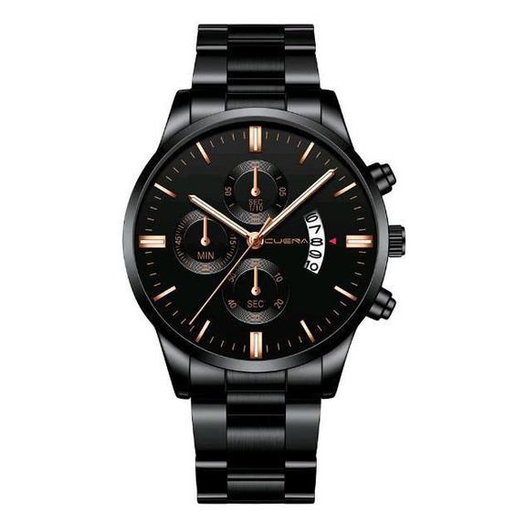 Imagem de Relógio Masculino Black Motion Aço Inox Quartz Bronze