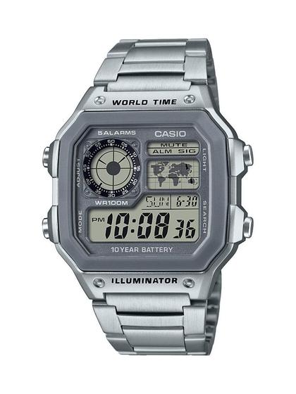 Imagem de Relógio Masculino Casio AE-1200WHD-7AVCF - Prata - Bateria de 10 Anos