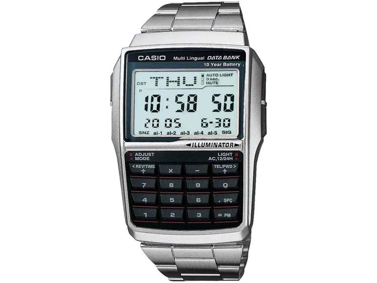 Imagem de Relógio Masculino Casio Digital Esportivo  - DBC 32D 1ADF Preto e Prata