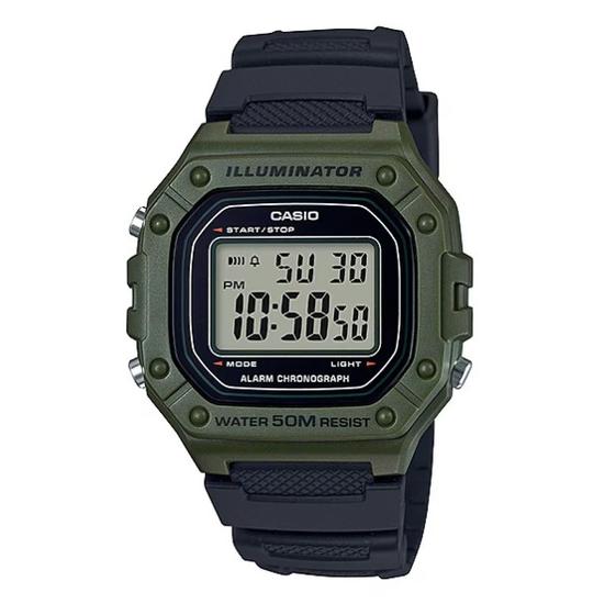 Imagem de Relógio Masculino Casio Digital Verde W-218H-3AVDF Esportivo