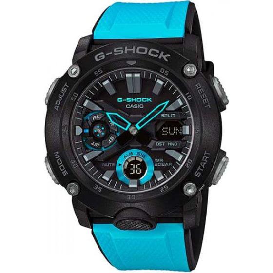 Imagem de Relógio Masculino Casio G-Shock Anadigi Azul GA-2000-1A2DR